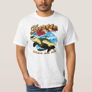 カメの飛び込みのバー Tシャツ