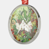 カメの鳩及びDecoのオーナメント メタルオーナメント (左)