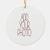 カメの鳩-愛および誠実 セラミックオーナメント (正面)