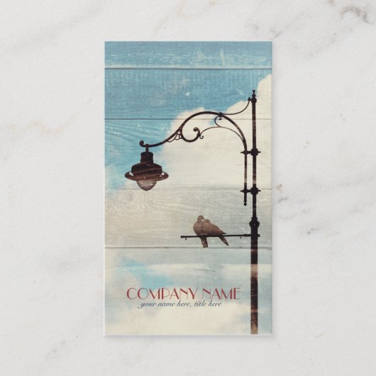 カメの鳩-愛および誠実 名刺 (正面)