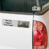 カメのHuggerのバンパーステッカー バンパーステッカー (トラック上)