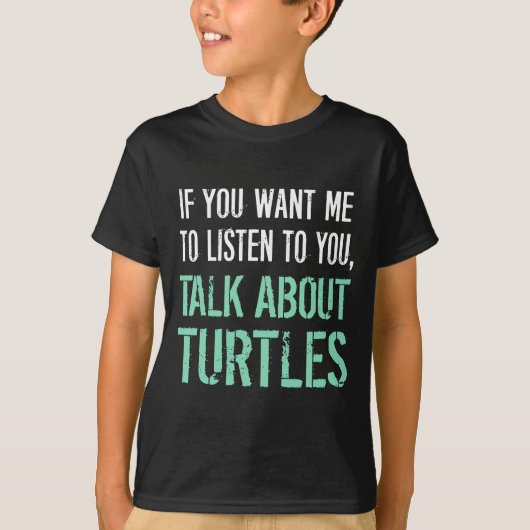 カメのTシャツについてのおもしろいな話 Tシャツ (正面)