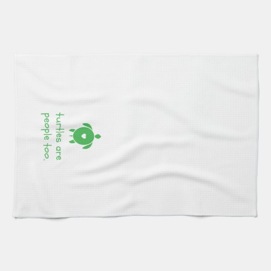 カメは人々の余りに台所タオルです キッチンタオル (横)