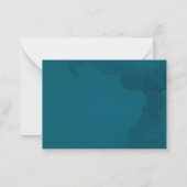 カメみたいに素敵な教室のバレンタインカード ノートカード (裏面)