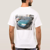 カメを恐れて下さい Tシャツ (裏面)