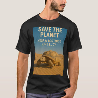 カメを救おう Tシャツ