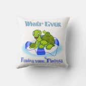 カメを浮かべるものは何でも3 クッション (裏面)