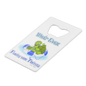 カメを浮かべるものは何でも3 クレジットカード栓抜き (正面アングル)