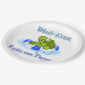 カメを浮かべるものは何でも3 ペーパープレート (アングル)