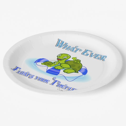 カメを浮かべるものは何でも3 ペーパープレート (アングル)