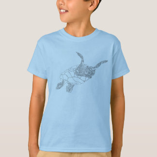 カメを漕ぐこと Tシャツ