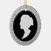 カメオオーナメント セラミックオーナメント (右)