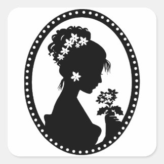 カメオビクトリアンシルエット スクエアシール