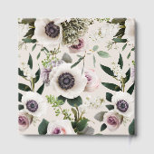 カメオベージュの白いアネモネ ゲストブック (裏面)