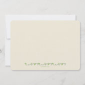 カメオ兄弟 2枚の写真が入る宗教的な招待状 招待状 (裏面)