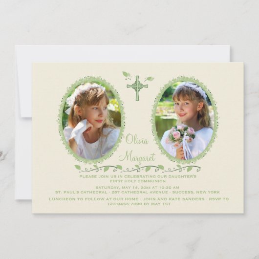 カメオ宗教招待状 招待状 (正面)