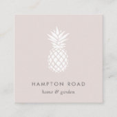 カメオ赤面パイナップル スクエア名刺 (正面)