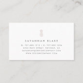 カメオ赤面パイナップル 名刺 (裏面)