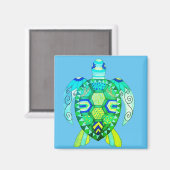 カメカラフルスケッチ マグネット (正面/裏面)