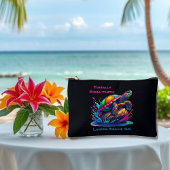 カメカラフルスプラッシュ袋入り アクセサリーポーチ