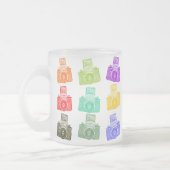 カメカラフルラ フロストグラスマグカップ (左)