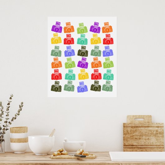 カメカラフルラ ポスター (キッチン)