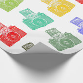 カメカラフルラ ラッピングペーパー (角)