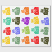 カメカラフルラ ラッピングペーパー (フラット)