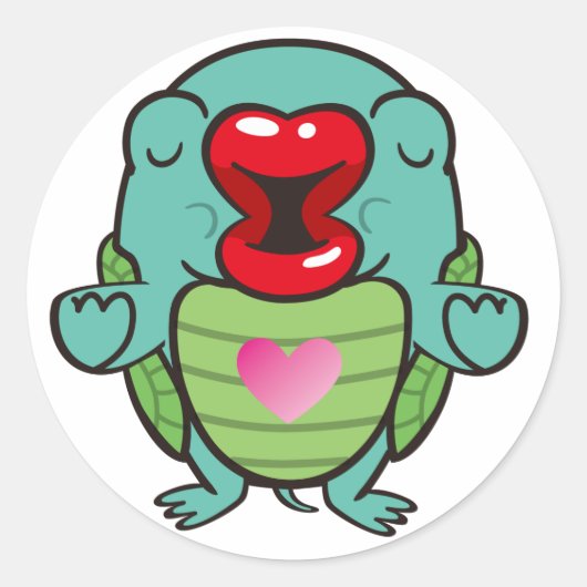 カメキスをするラ ラウンドシール (正面)