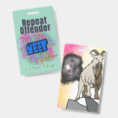 カメディアン リピート オフェンダー ID バッジ (正面＆裏面)