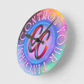 カメディッククロック ラウンド壁時計 (傾斜)