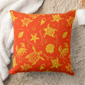 カメパターン クッション (ブランケット)