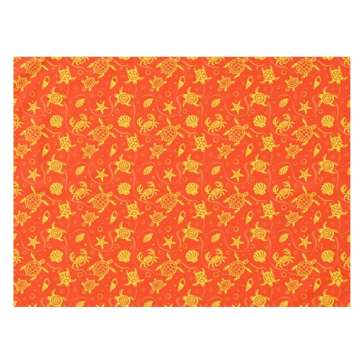 カメパターン テーブルクロス (正面(横))