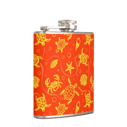 カメパターン フラスク (右)