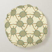 カメパターン ラウンドクッション (裏面)