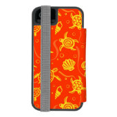 カメパターン INCIPIO iPhoneウォレットケース (フォリオ裏面)