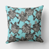 カメパーティー水色 クッション (裏面)