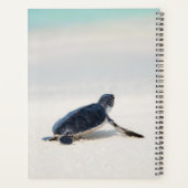 カメビーチの旅パーソナライズされた名 |自然 プランナー手帳 (裏面)