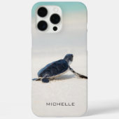 カメビーチの旅パーソナライズされた名 |自然 Case-Mate iPhoneケース (裏面)