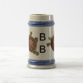 カメビールステイン ビールジョッキ (中央)