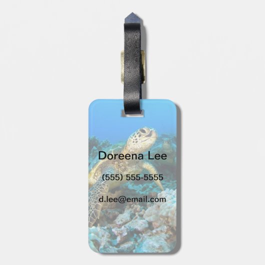 カメペア ラゲッジタグ (裏面縦)