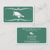 カメモダンラ（色のカスタマイズ可能） 名刺 (正面/裏面)