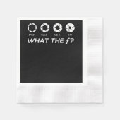 カメラおもしろいマストップン写真家のための写真 縁ありカクテルナプキン (正面)