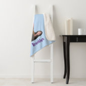 カメラおもしろいマンガイラストレーション付きネズミ シェルパブランケット (インサイチュ)