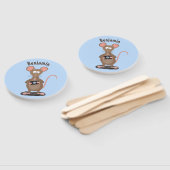 カメラおもしろいマンガイラストレーション付きネズミ ハンドファン (組立なし)