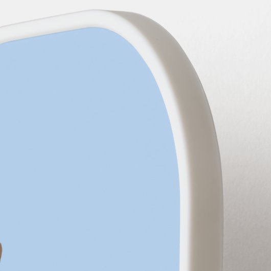 カメラおもしろいマンガイラストレーション付きネズミ ピックルボールラケット (左詳細)