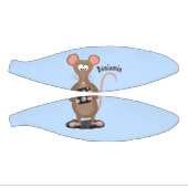 カメラおもしろいマンガイラストレーション付きネズミ ミニバスケットボール (パネル)