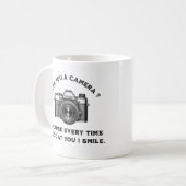 カメラか？なぜなら僕が君を見るたびに コーヒーマグカップ (正面左)