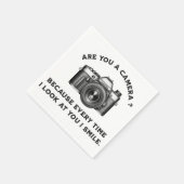 カメラか？なぜなら僕が君を見るたびに スタンダードカクテルナプキン (角)