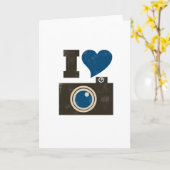 カメラが大好き カード (黄色い花)